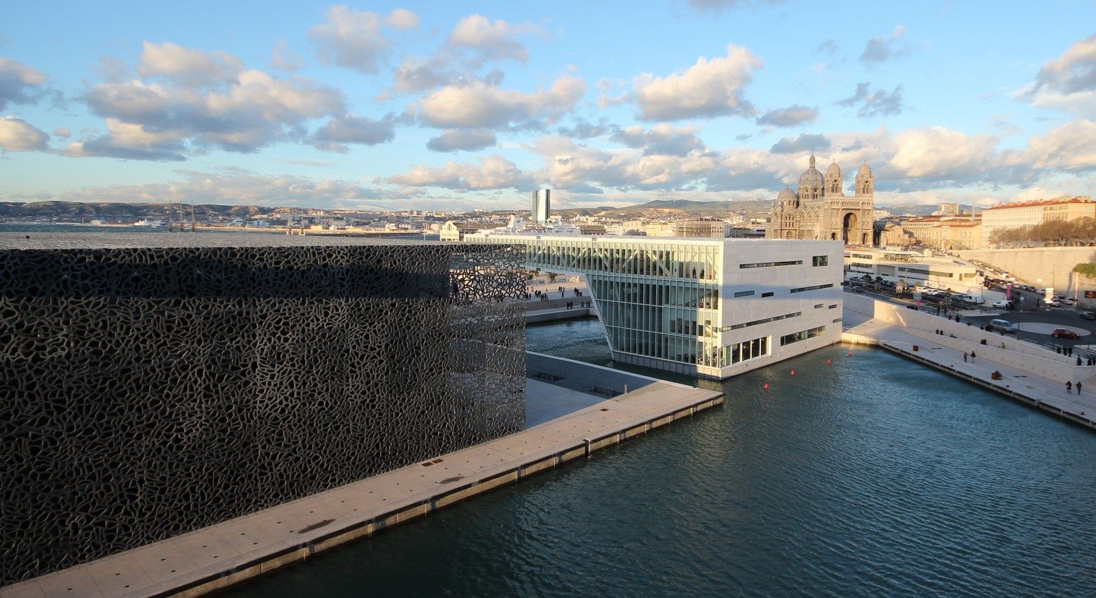 Le MuCEM, La Villa Méditerranée et la Major