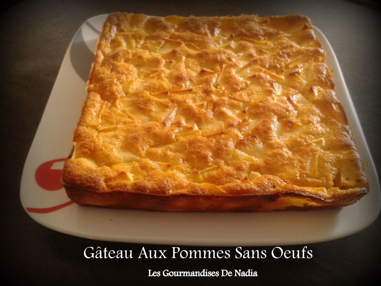 GÂTEAU AUX POMMES SANS OEUFS