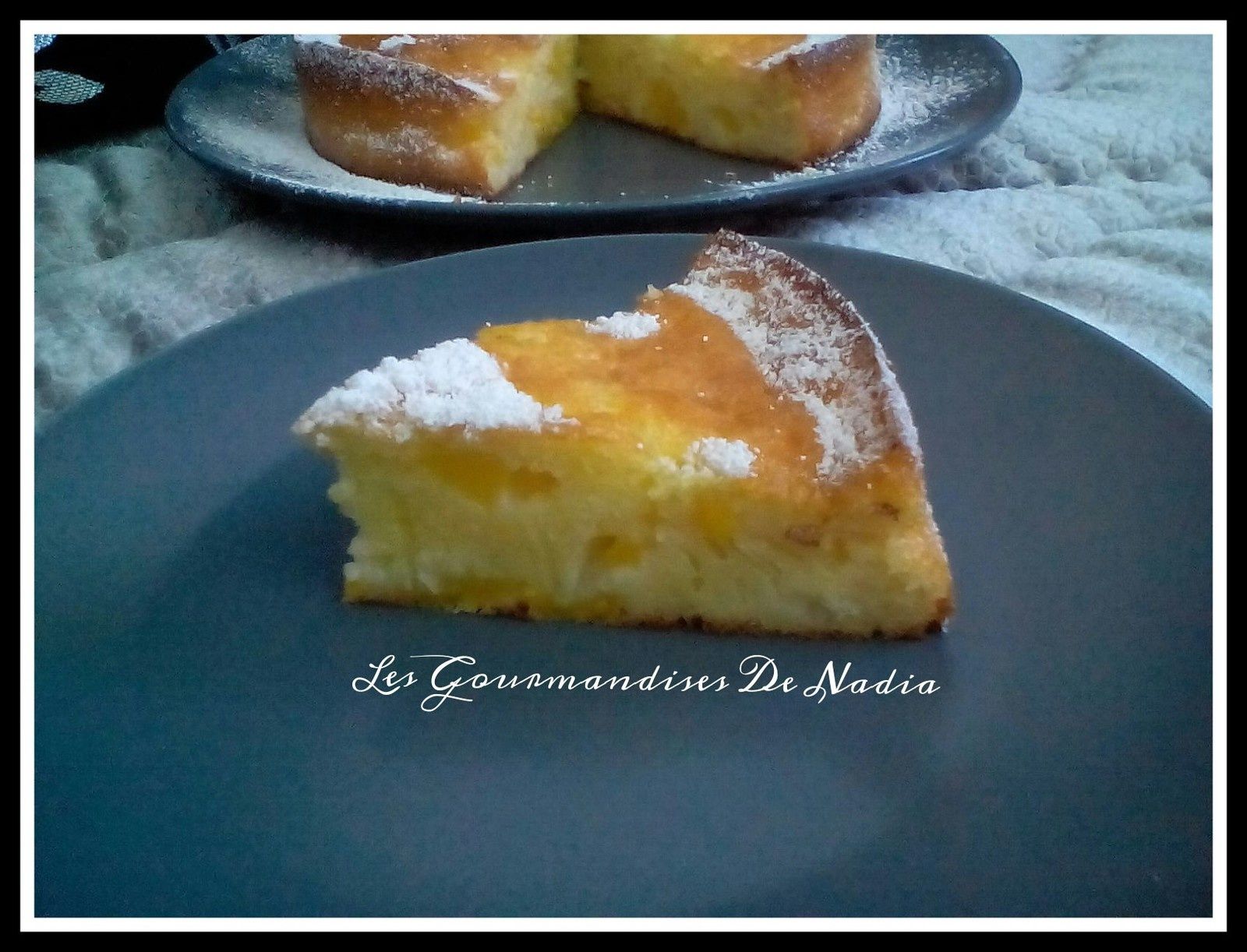 GÂTEAU EXPRESS AUX PECHES