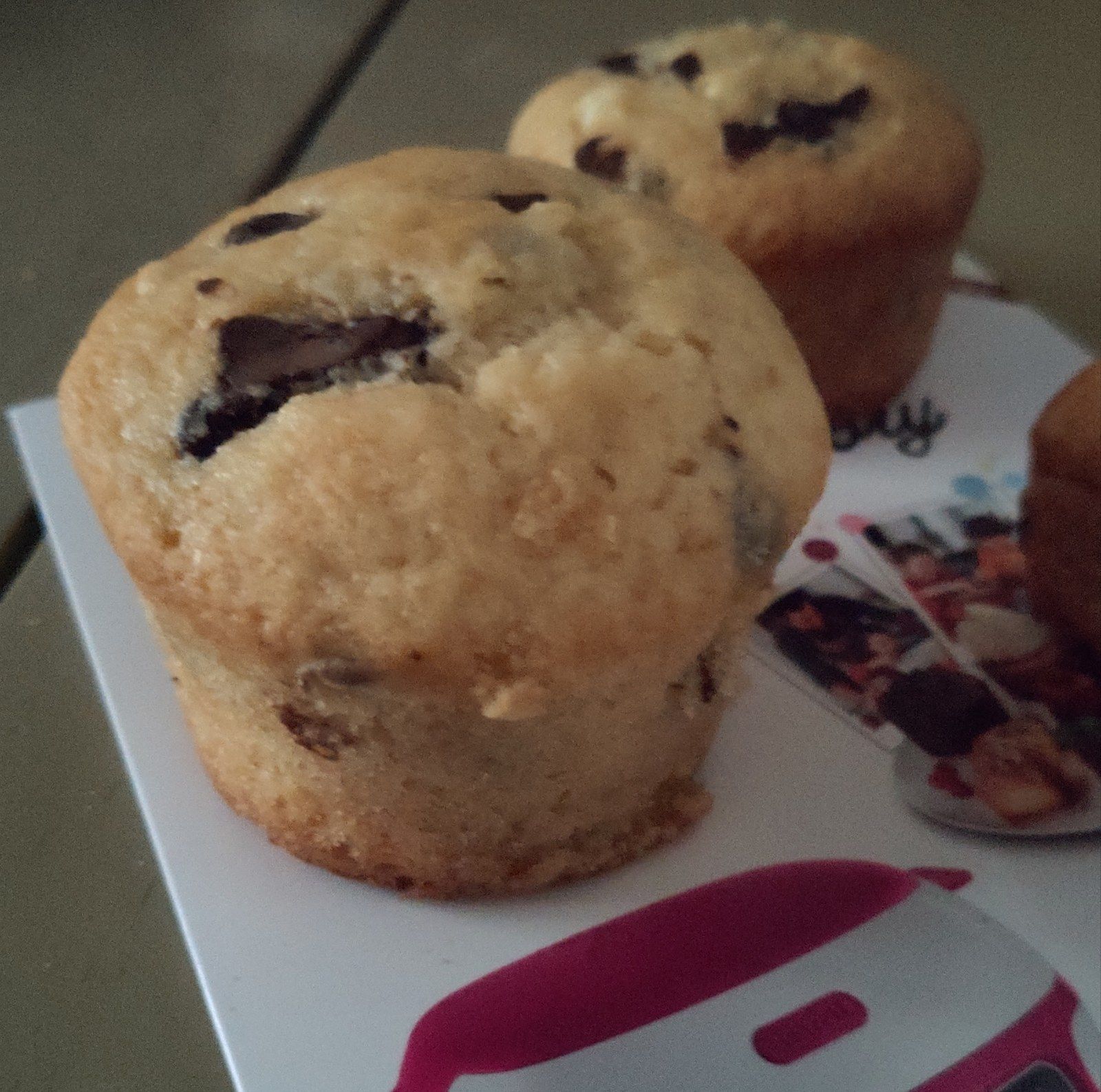 Muffins pépites de chocolat sans gluten au Cake Factory. 