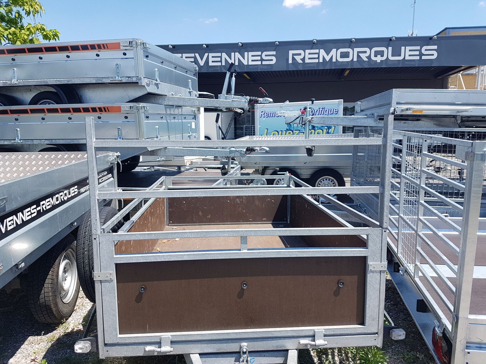 nos remorques neuves - CEVENNES REMORQUES vente, location, réparation, et  accessoires remorques sur ALES (30)