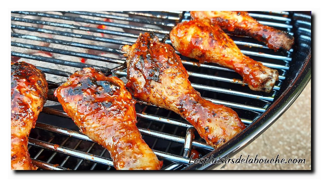 Pilons de poulets au barbecue marinade Buffalo - Les plaisirs de la bouche
