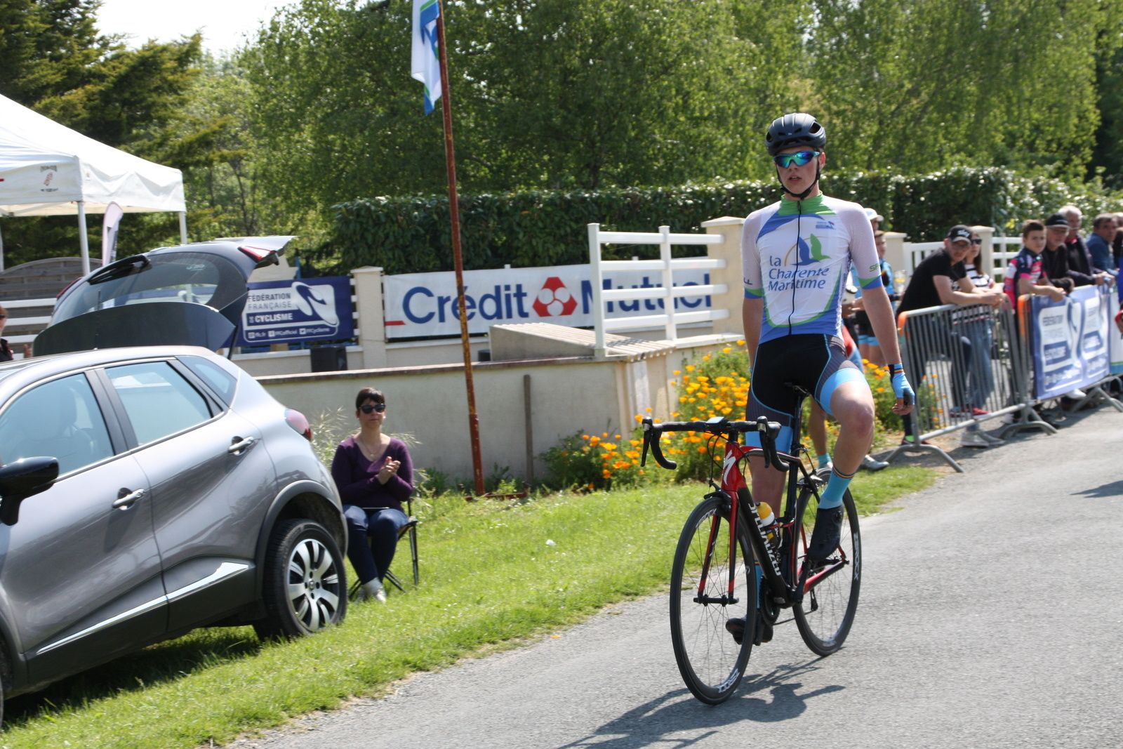Victoire pour Grégory POUVREAULT(VC Saintes)