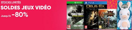 soldes jeux vidéos
