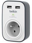 prise murale parafoudre belkin 2 ports usb