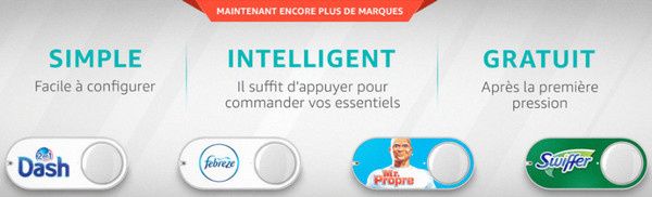 nouvelles marques dash button amazon
