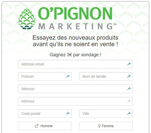 o'pignon marketing invitation