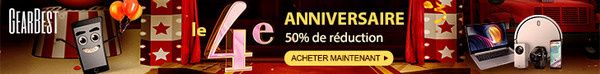 4eme anniversaire gearbest