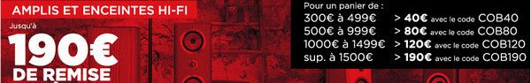 promos amplis enceintes
