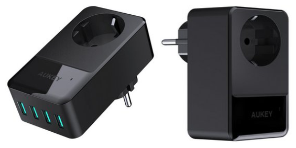prise parafoudre murale 4 ports usb aukey