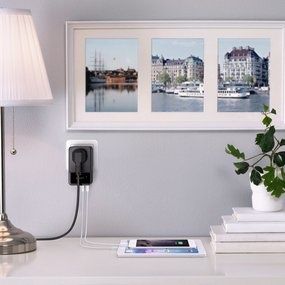 prise murale parafoudre usb