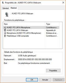 webcam 2k aukey hd installation