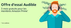 3 mois audible abonnement offerts