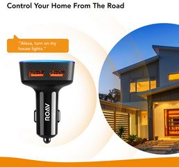 roav-viva-chargeur-voiture-USB-commande-vocale-Alexa