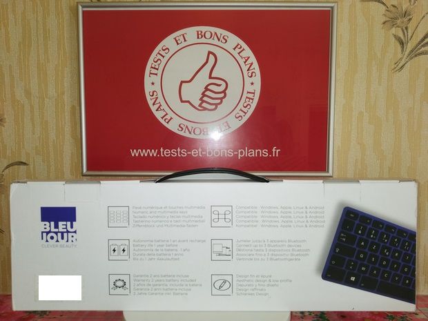 Test : clavier nomade AZERTY sans fil Bluetooth BleuJour CTRL - Tests et  Bons Plans pour Consommer Malin