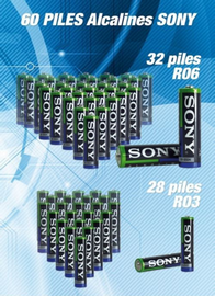 piles-sony