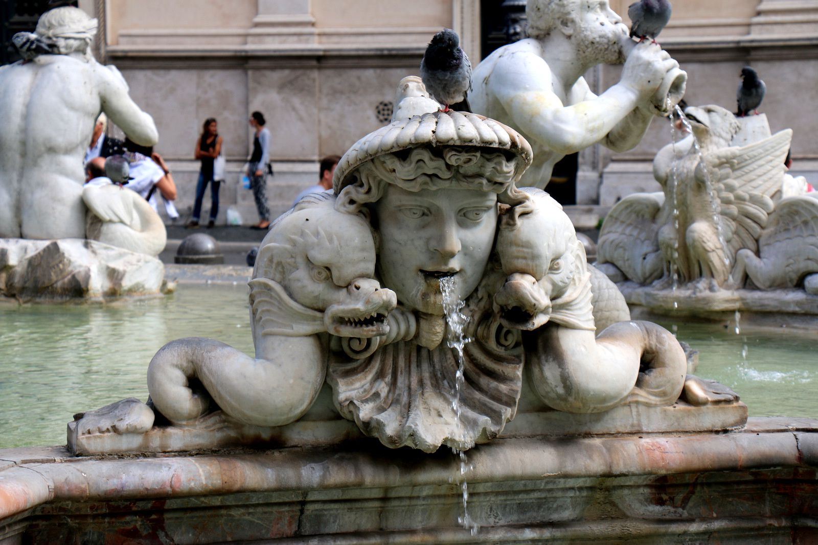 Fontaine de Neptune, piazza Navona (Rome)