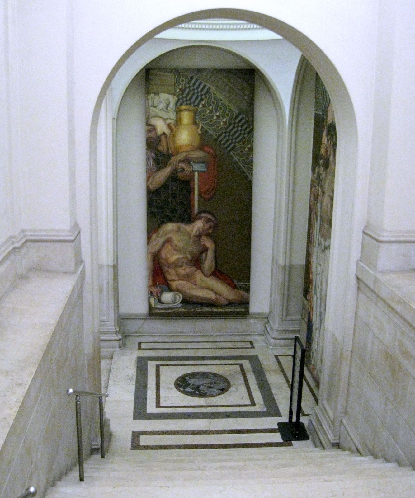 Dans les couloirs du monument à Victor-Emmanuel II, Rome 