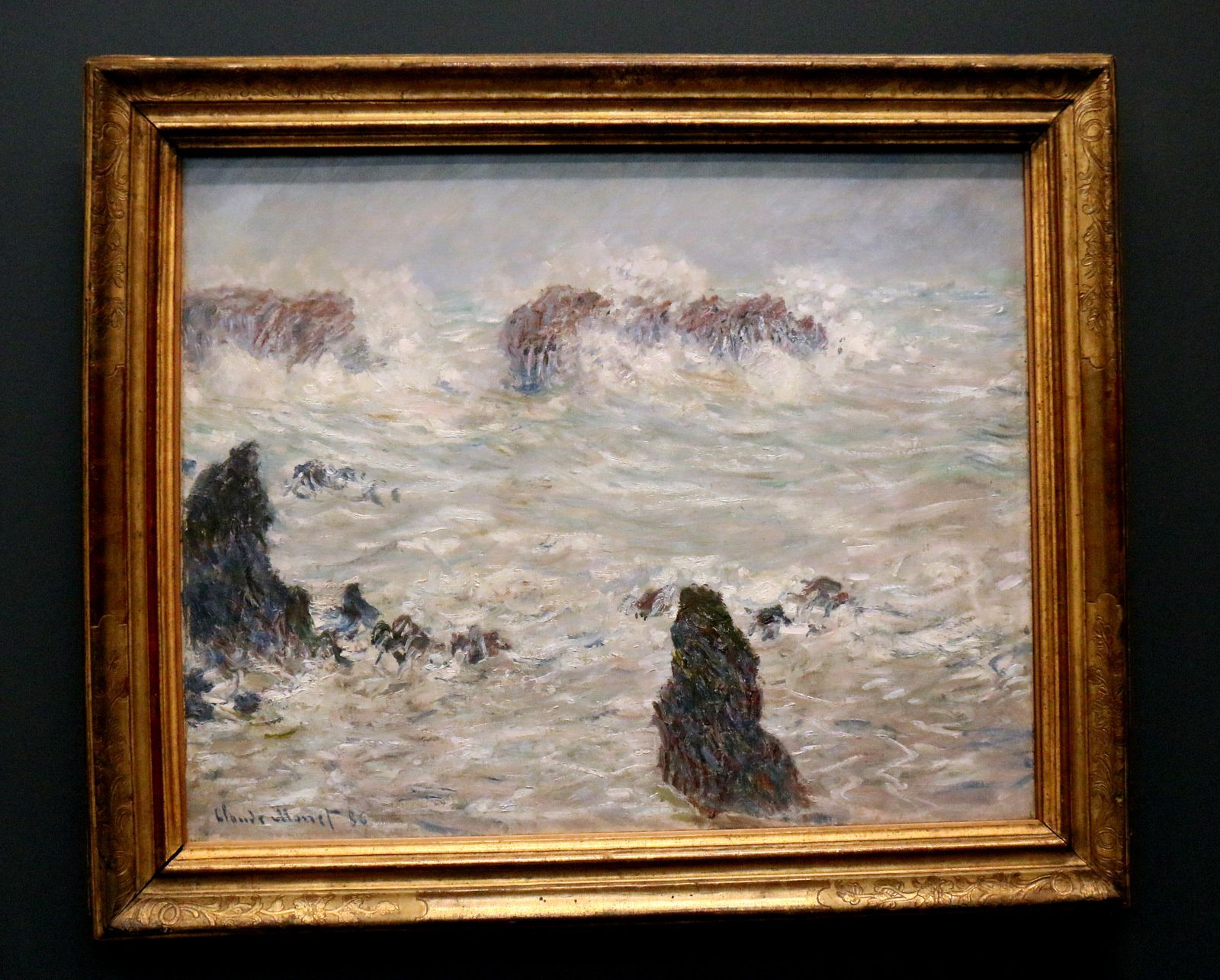 Claude Monet, Tempête, côtes de Belle-Île