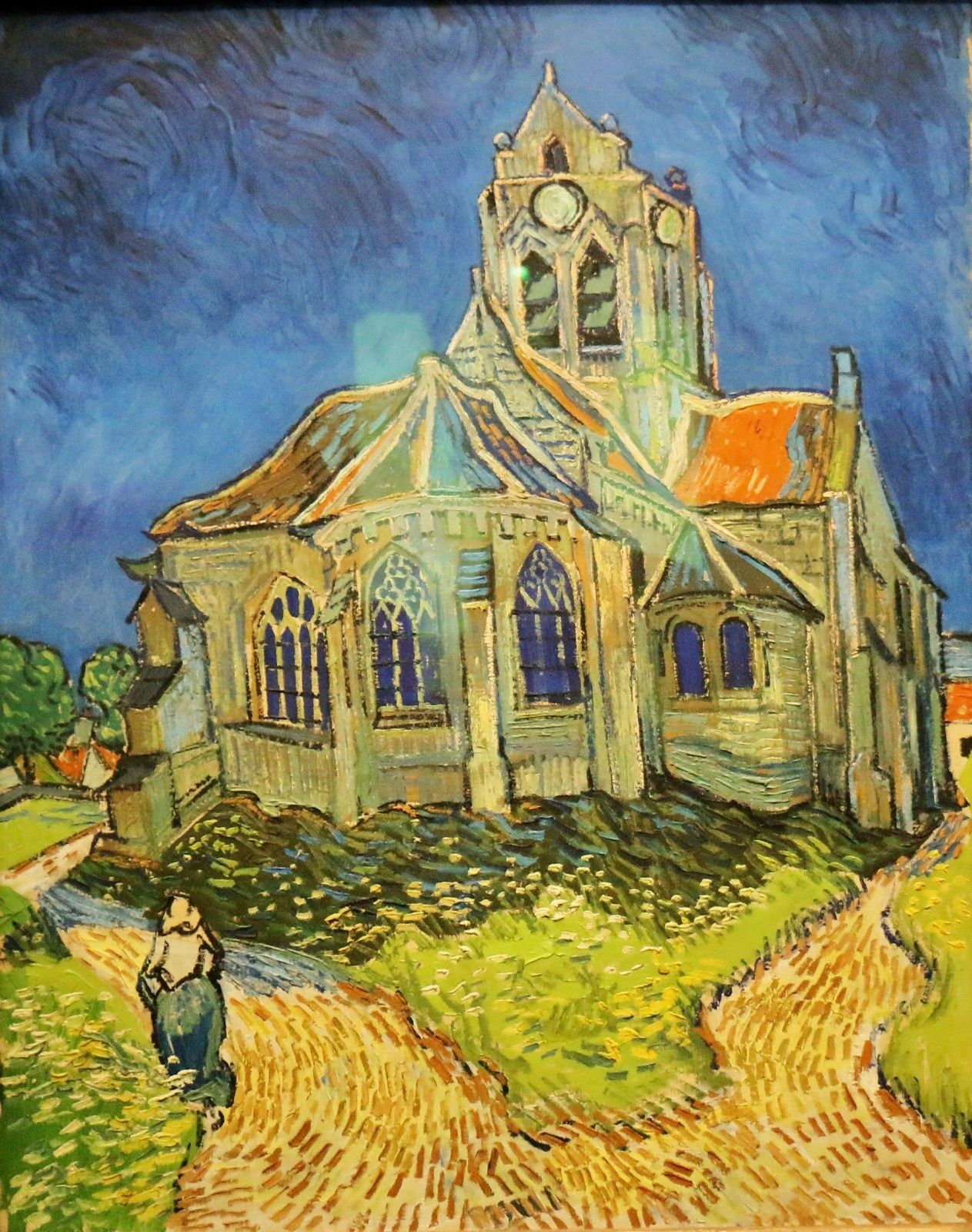 Peinture Van Gogh Auvers Sur Oise Vincent Van Gogh, l'église d' Auvers-sur-Oise - Le blog de acbx41