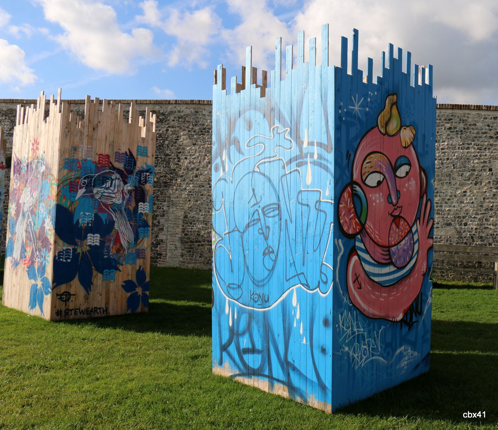 Performances Street Art, château-musée de Dieppe