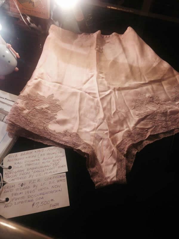 How Did Eva Braun's Underwear End Up in an Ohio Thrift Store? - Mémoires de  Guerre