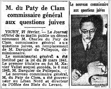 Charles du Paty de Clam Mémoires de Guerre