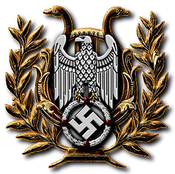 Со значком орла
