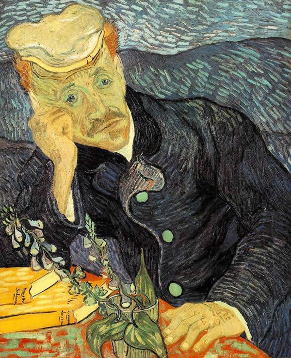 Portrait of Dr. Gachet by Vincent van Gogh, 1890. First version. Private collection. One of the works sold by Angerer for Göring.