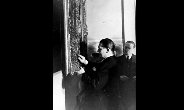 Hermann Göring (left) & Walter Hofer (right) at Karinhall