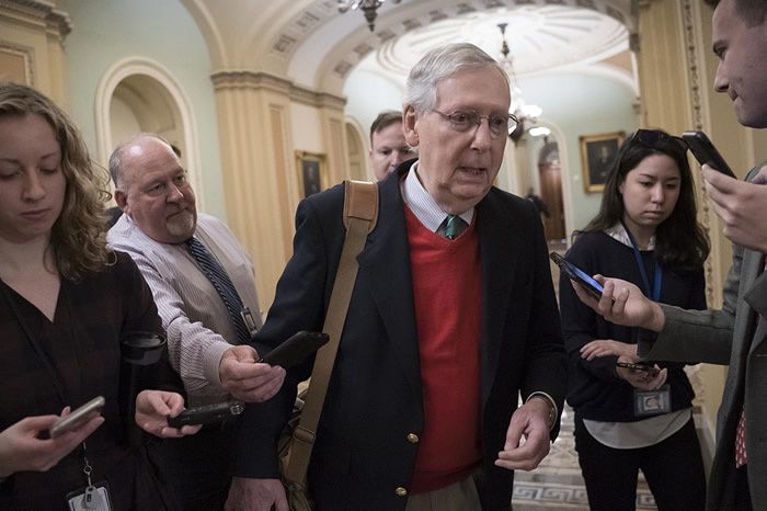 Approving judicial nominees has been a priority for Sen. Mitch McConnell. | J. Scott Applewhite/AP Photo