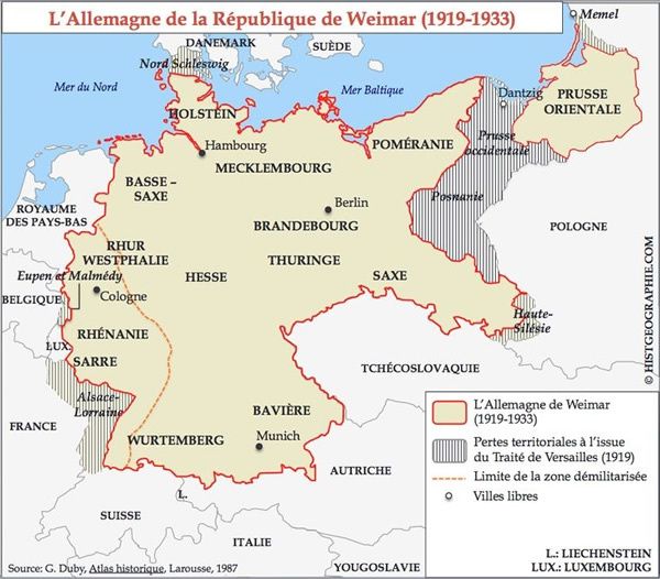 République de Weimar Mémoires de Guerre