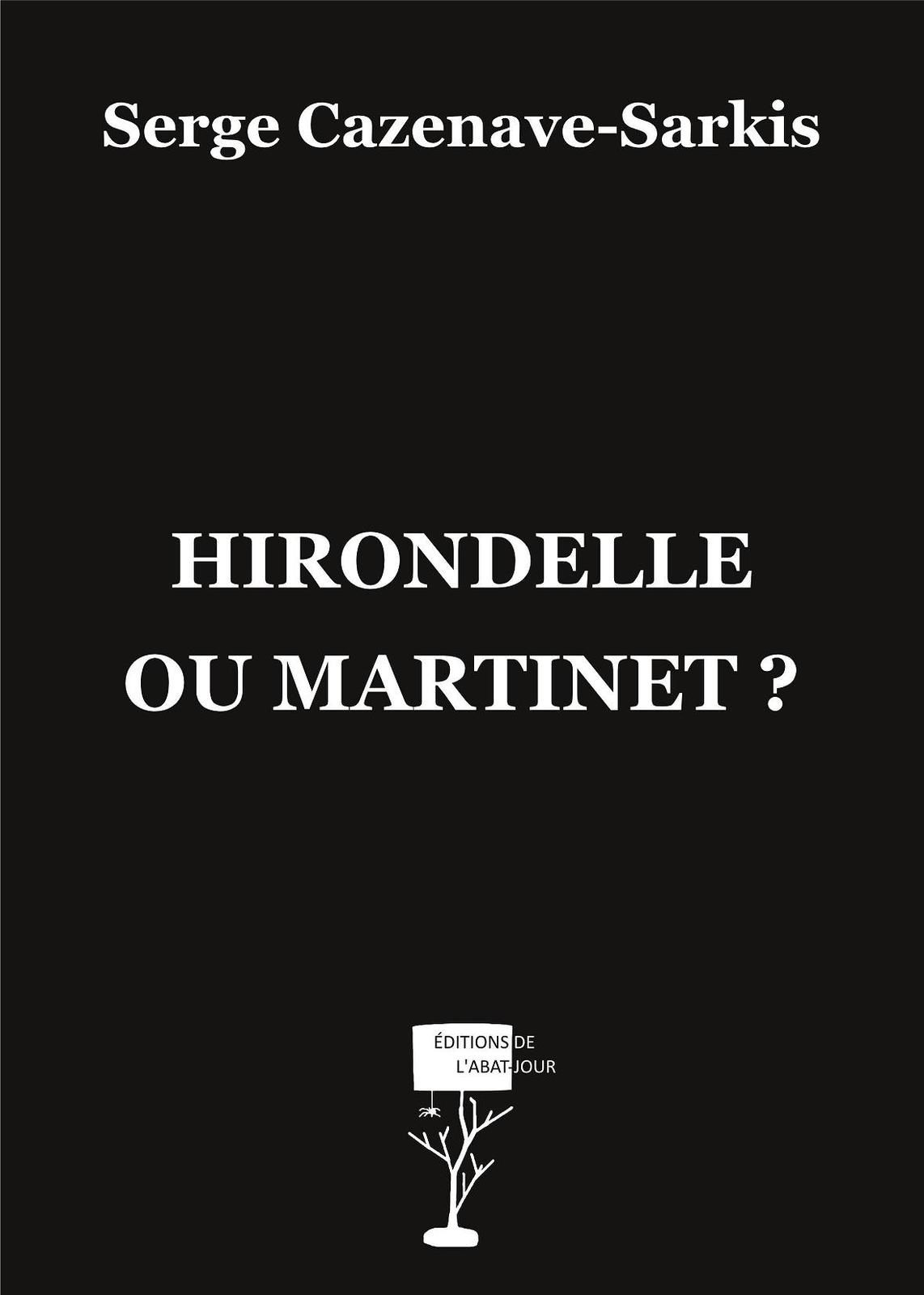 Hirondelle ou martinet ? de Serge Cazenave-Sarkis