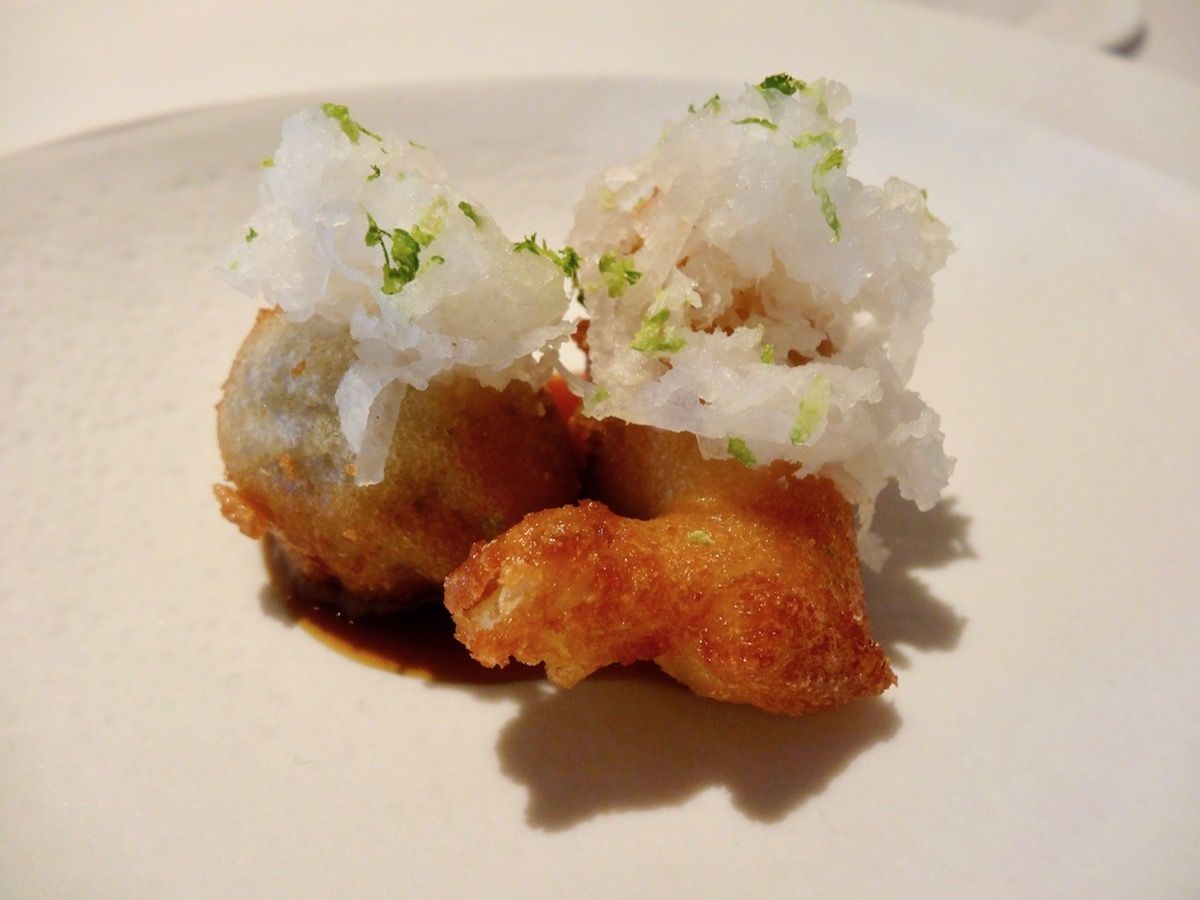 Beignets fourrés au canard