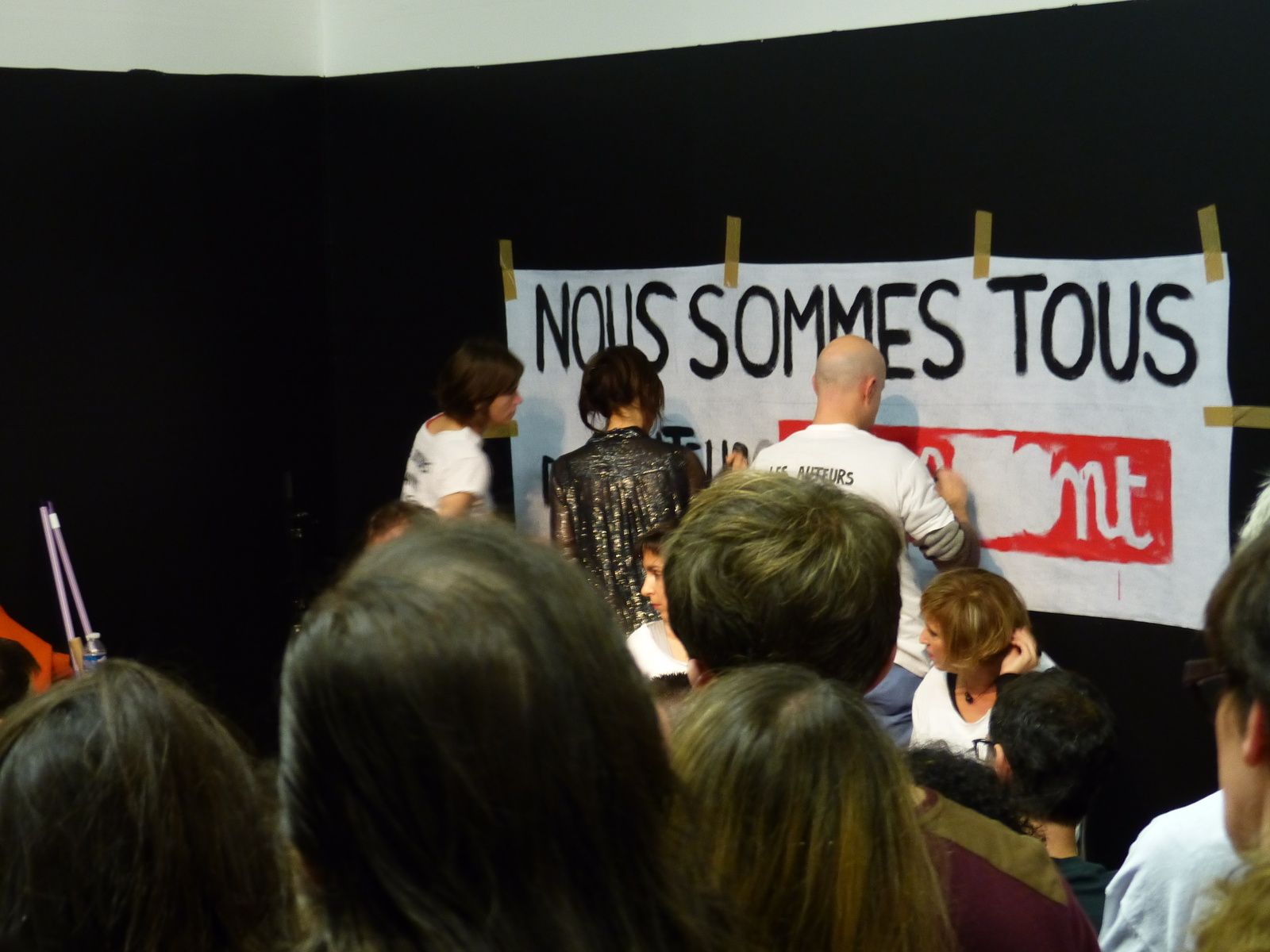 c'était ce jour, dernier jour du Salon du Livre de la Jeunesse à 93 Montreuil...