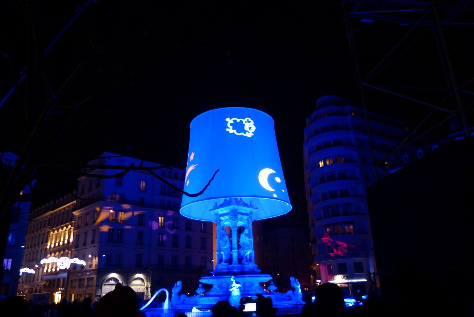 fête des lumières à Lyon (6,7,8 décembre 2014) au hasard des promenades....
