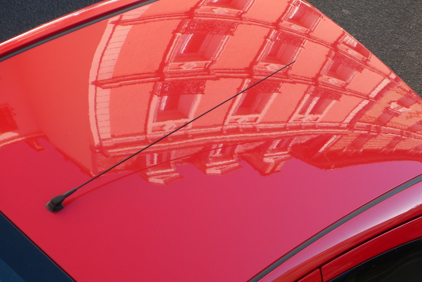 reflets sur voitures