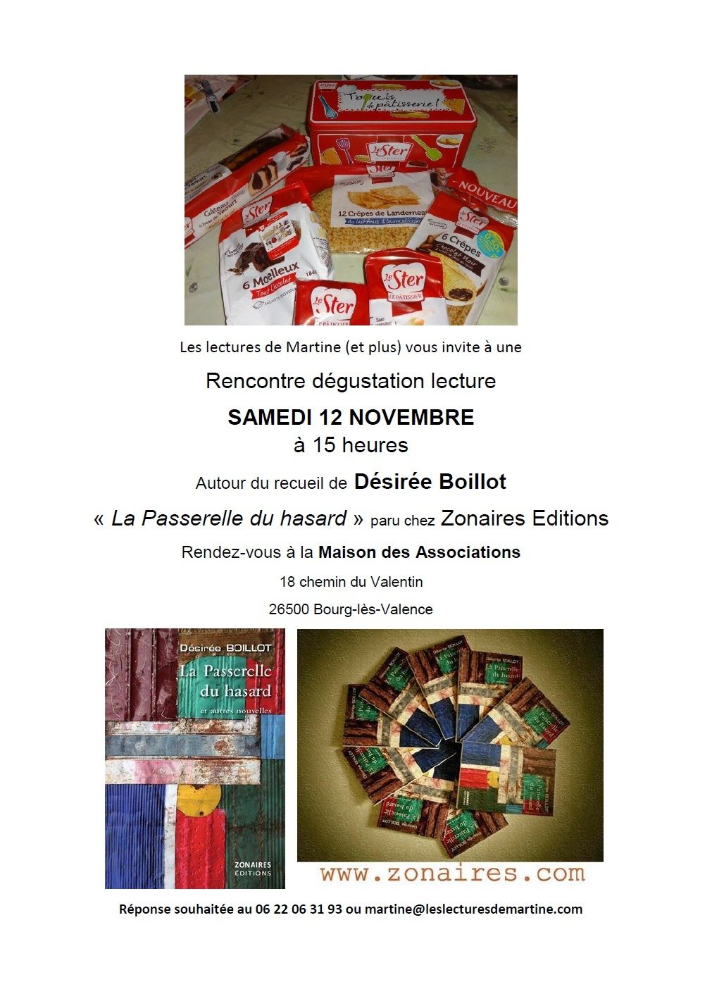 Rencontre dégustation lecture