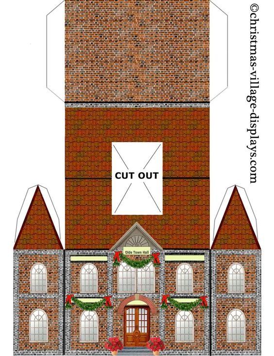 VILLAGE DE NOËL EN PAPIER - BIENVENUE CHEZ NOUNETTE