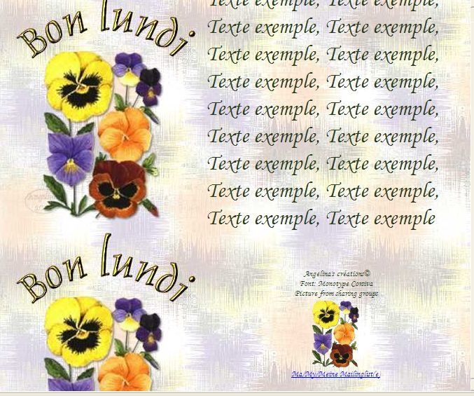 Bon Lundi Pensees Incredimail Papier H L Outlook Enveloppe 2 Cartes A5 Signets Bon Lundi Pensees 1303 00 Angelinascreations Incredimail Papiers A Lettre Gifs Signatures Etc Bon Lundi Pensees Incredimail Papier H L Outlook Enveloppe 2 Cartes A5 Signets Bon Lundi Pensees 1303 00 Angelinascreations Incredimail Papiers A Lettre Gifs Signatures Etc
