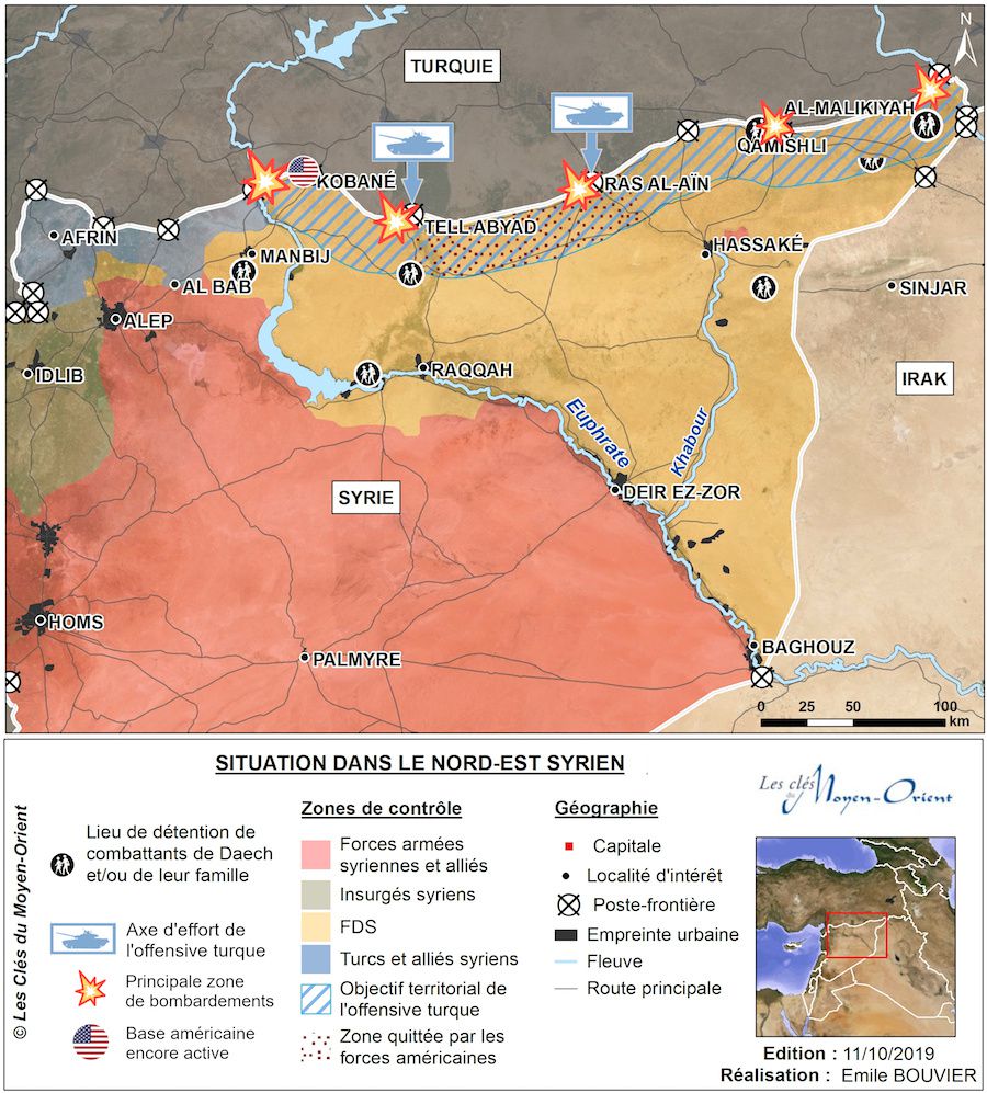 20191014 Situation au Rojava
