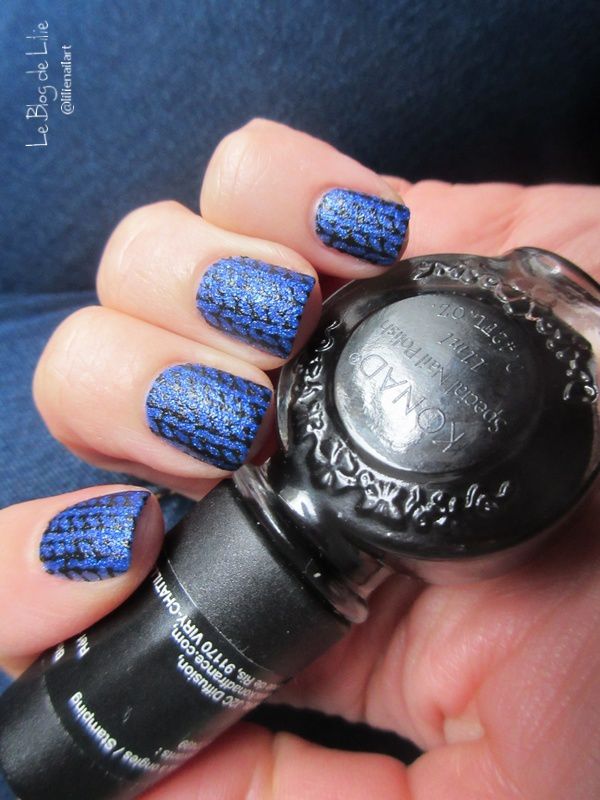 Pull d'hiver - Stamping Vivid Lacquer 