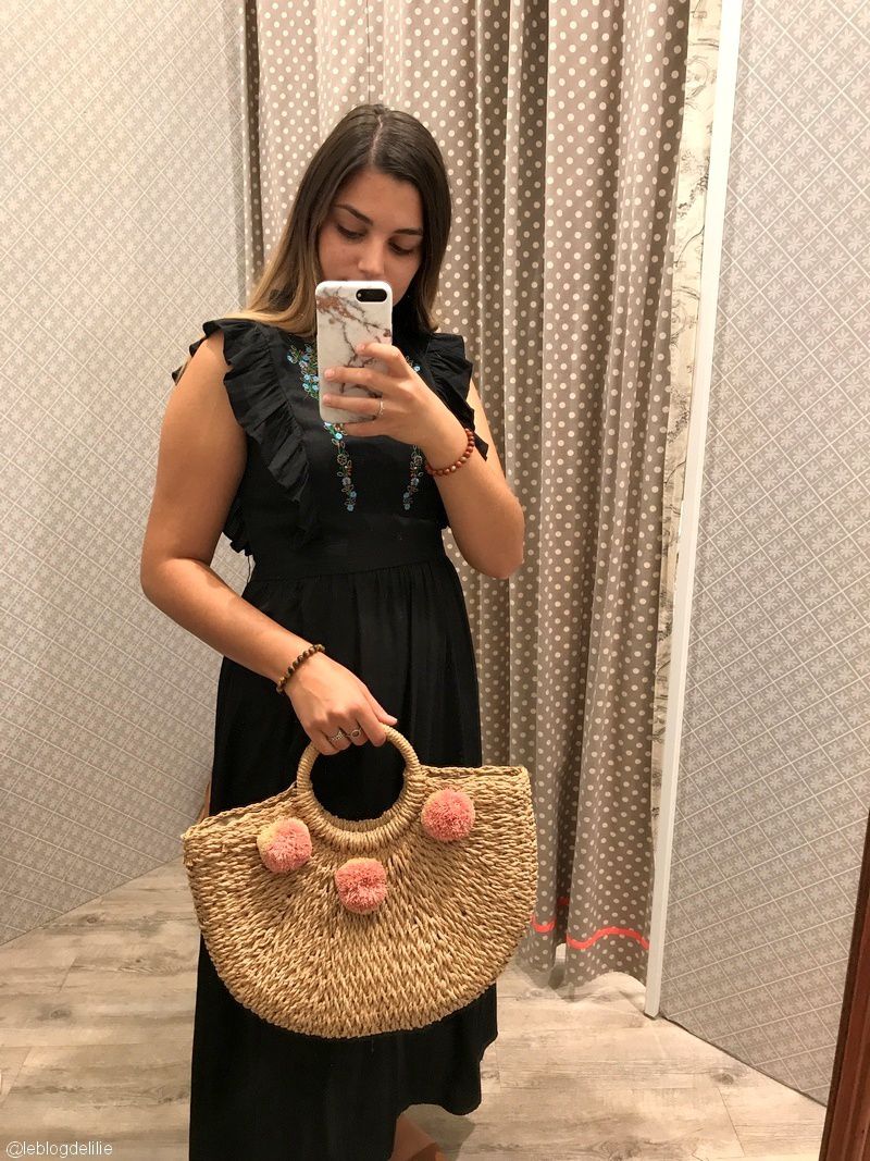 Look Robe Noire Brod?�e - Le Blog de Lilie