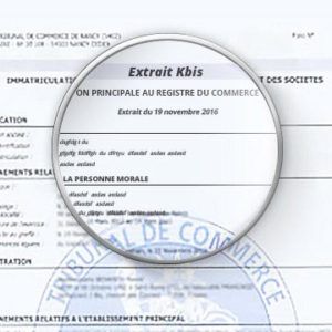 Extrait k-bis