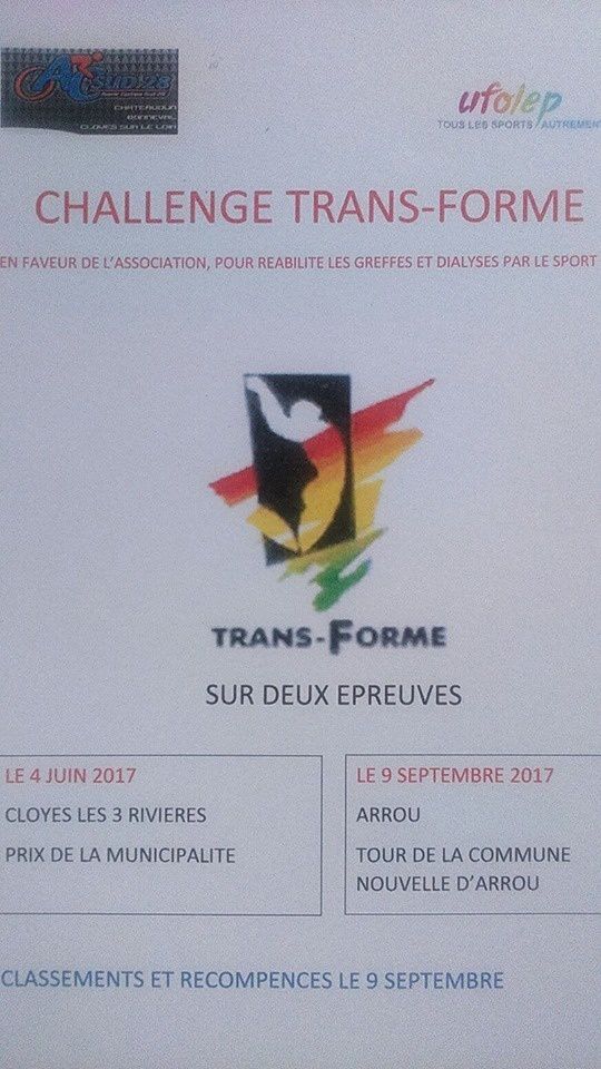 Course UFOLEP à Cloyes Sur Le Loir  (28)  le dimanche 4 juin 2017