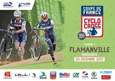 4ème et dernière manche de la coupe de France de cyclo-cross à Flamanville (50) le samedi 30 décembre 2017