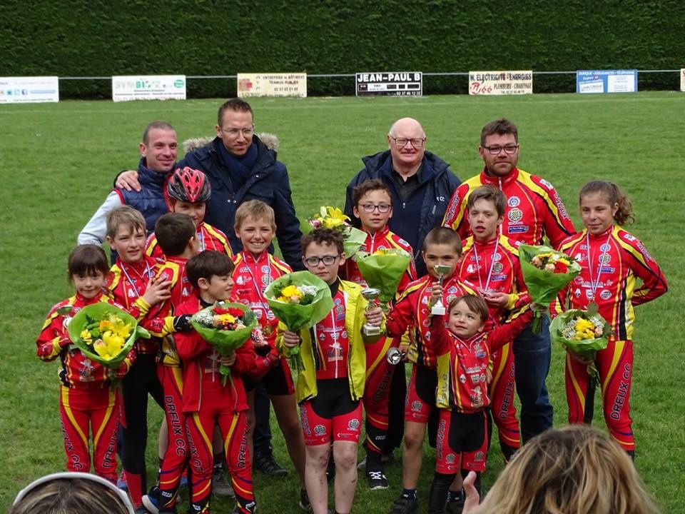 Saison 2017-2018 les compteurs du Dreux CC au 1er mai