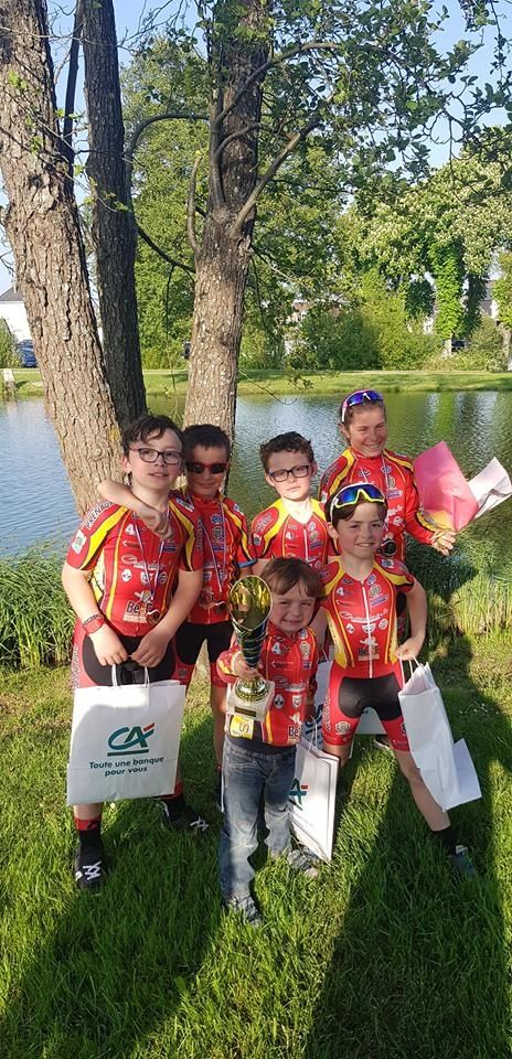 Tous les résultats de l'école de cyclisme à St Benoit sur Loire (45) avec une 2ème place pour Mattis