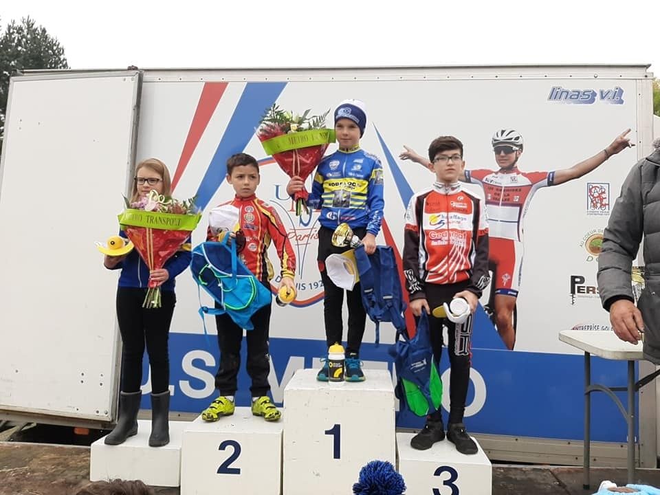 Podium benjamins. Soure photo : compte Facebook Cédric destouches