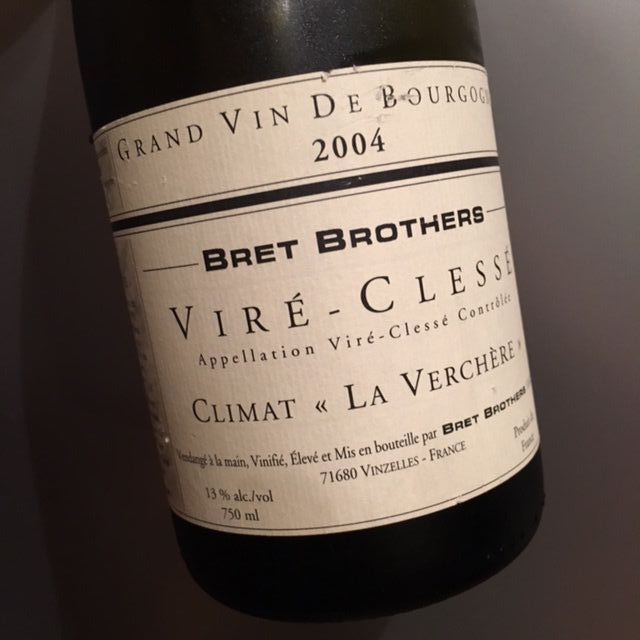 Viré-Clessé La Verchère 2004 Bret Brothers